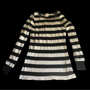 Forever 21 Black Striped long sleeved tee. Size M.